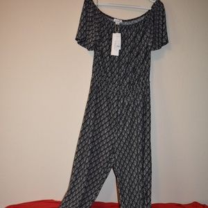 Black and White Pant Suit